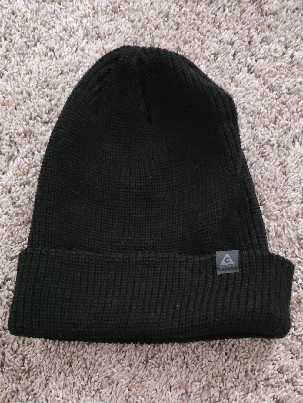 Gerry Black Knit Cuffed Beanie